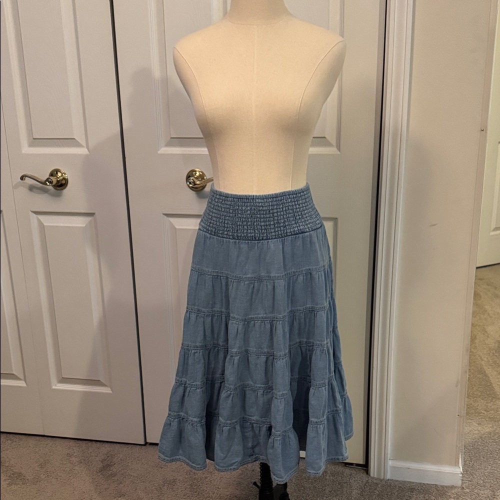 Pilcro western stye Tiered Women's Skirt